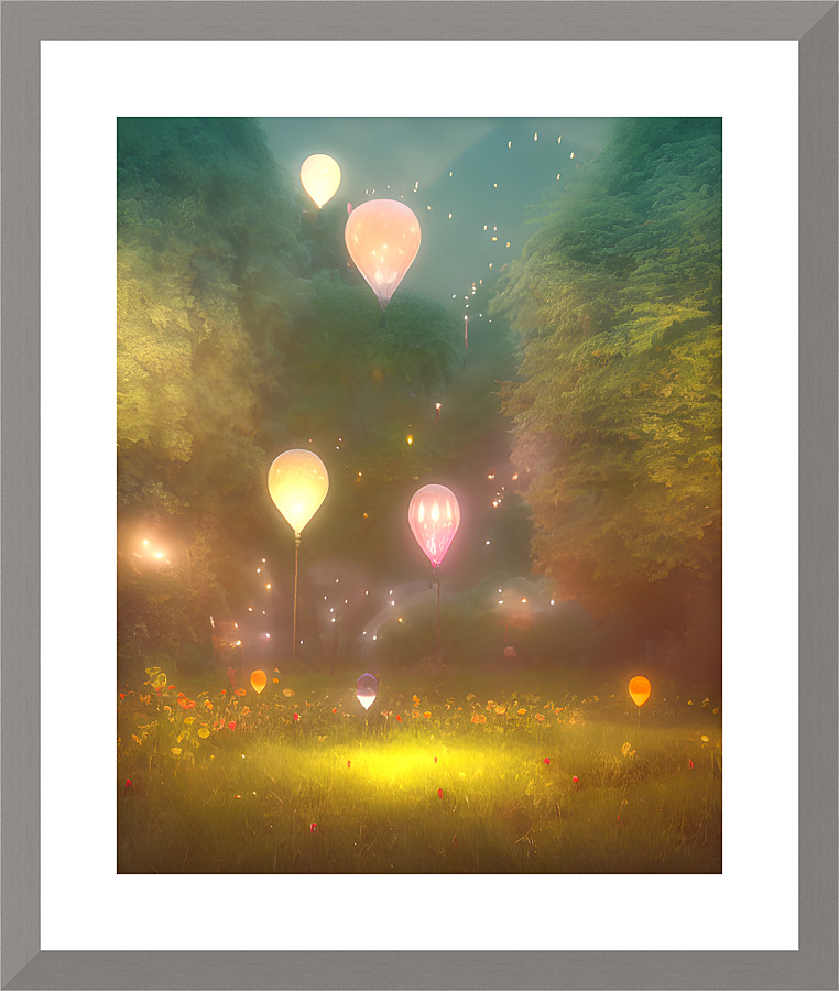 Deep in the forest Picture Frame print