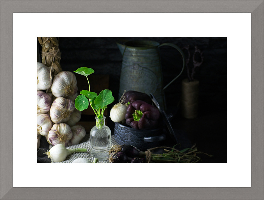 Purple vegetables II Picture Frame print