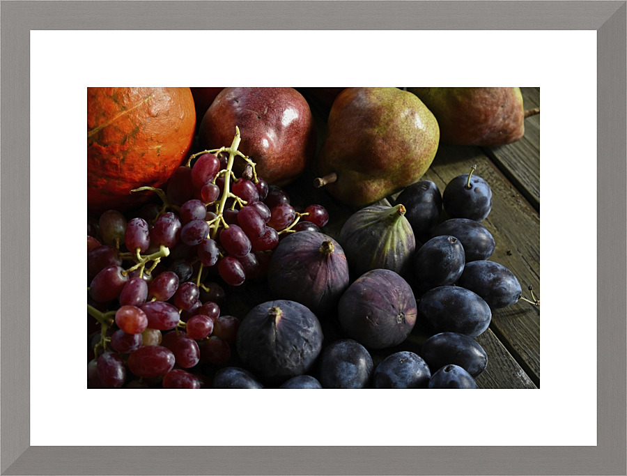 Rainbow fruits Picture Frame print