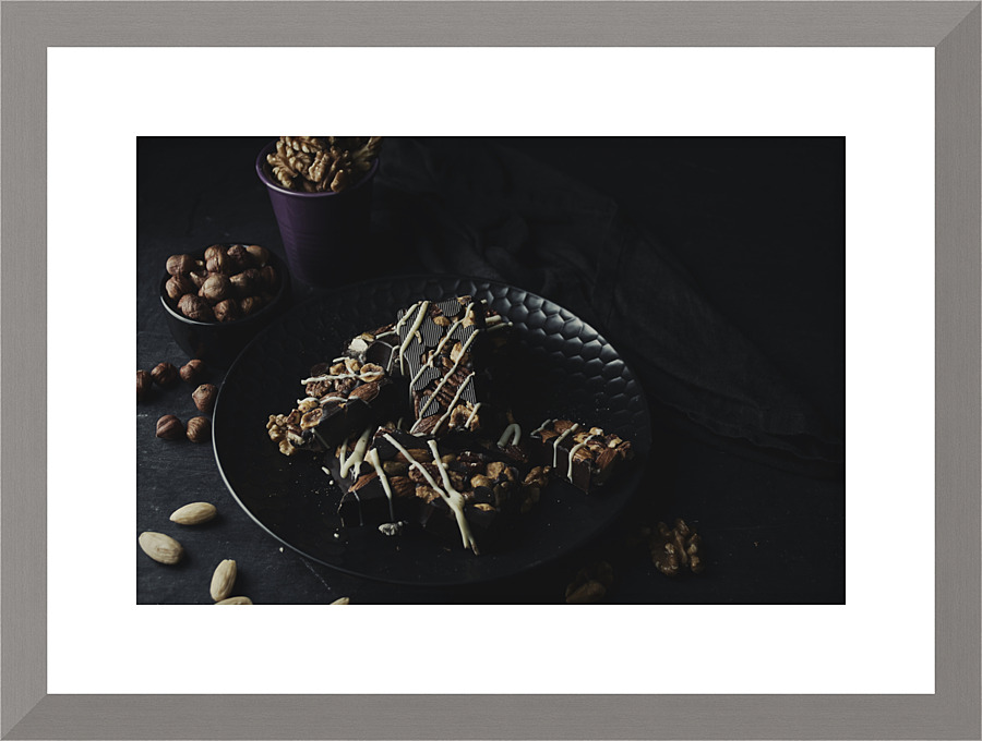 Nuts for chocolate I Picture Frame print