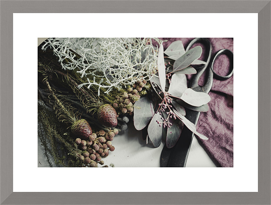 Winter flowers Picture Frame print