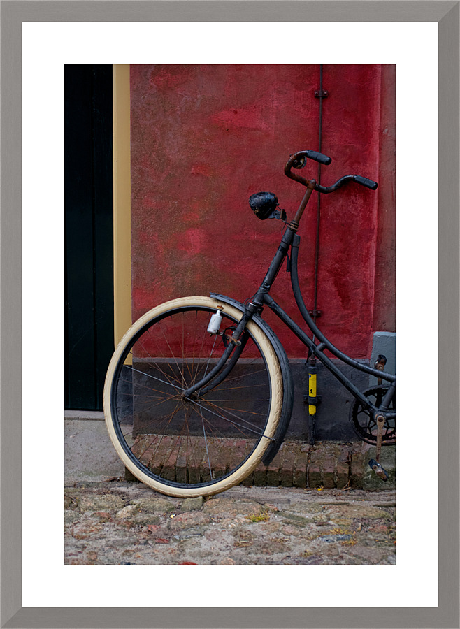 My old bicycle Picture Frame print
