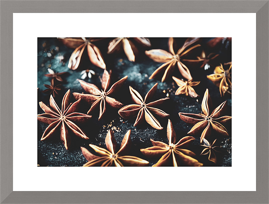 Star anise Picture Frame print