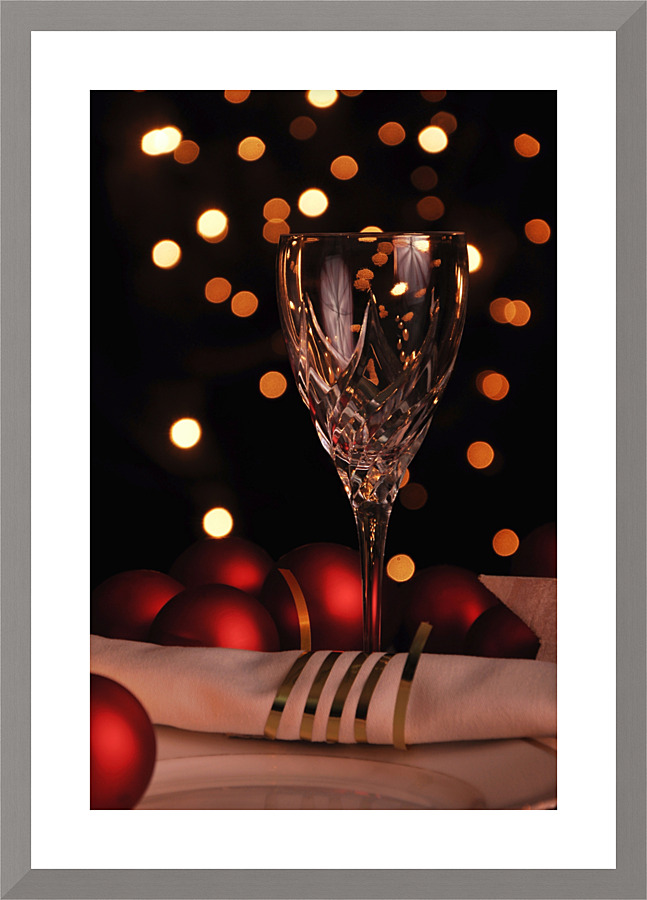 Crystal glass Picture Frame print