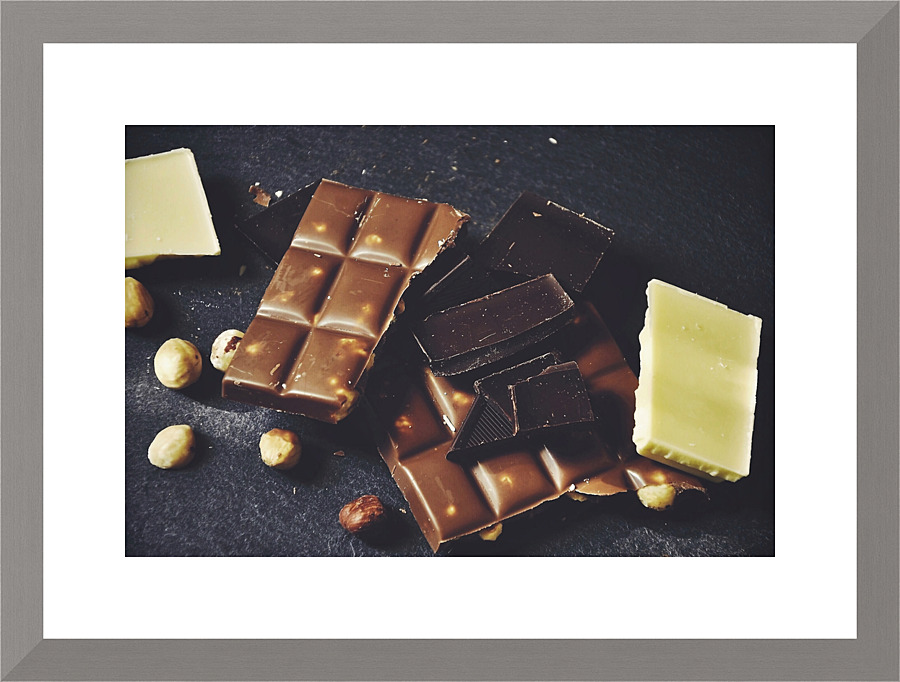 Chocolate Bars Picture Frame print