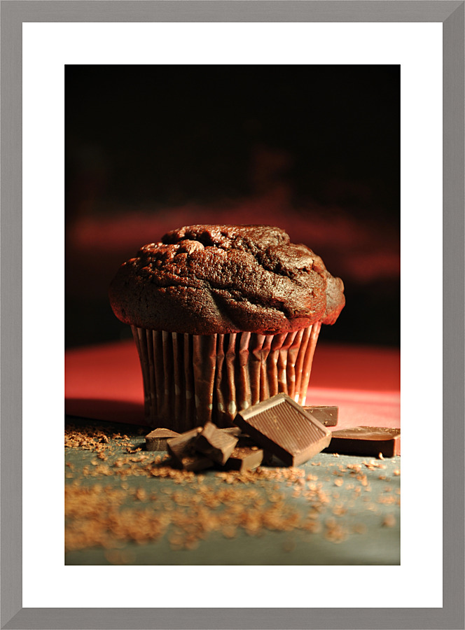 Chocolate Muffin Picture Frame print