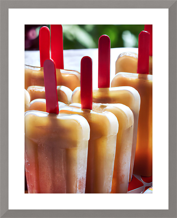 Popsicles II Picture Frame print