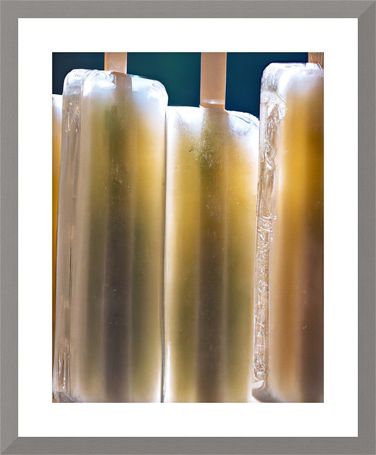 Popsicles I Picture Frame print