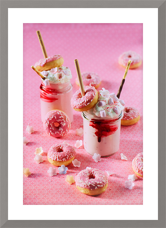 Pink Milkshake I  Picture Frame print