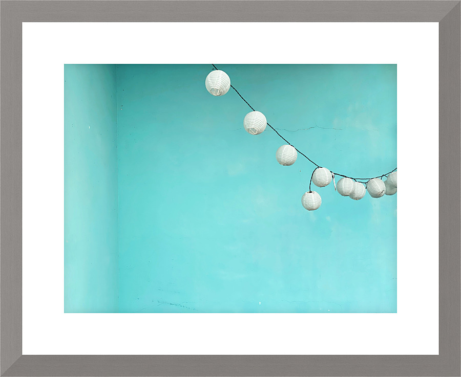 Lanterns Picture Frame print