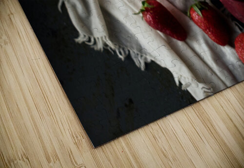 Strawberries & Peonies Thevectoryfloor puzzle