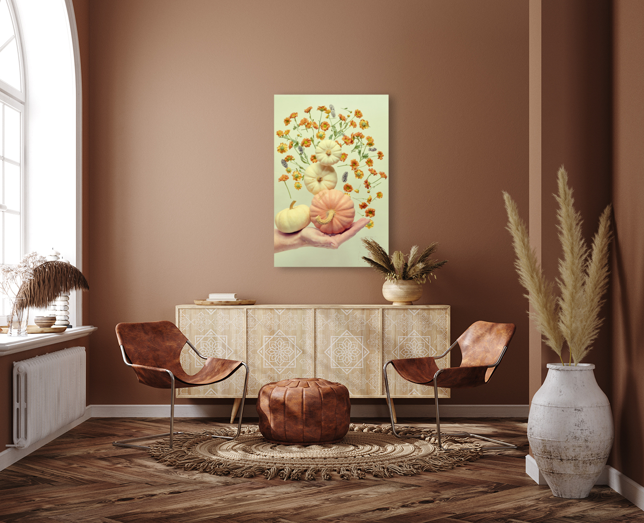 Floating pumpkin II Reproduction