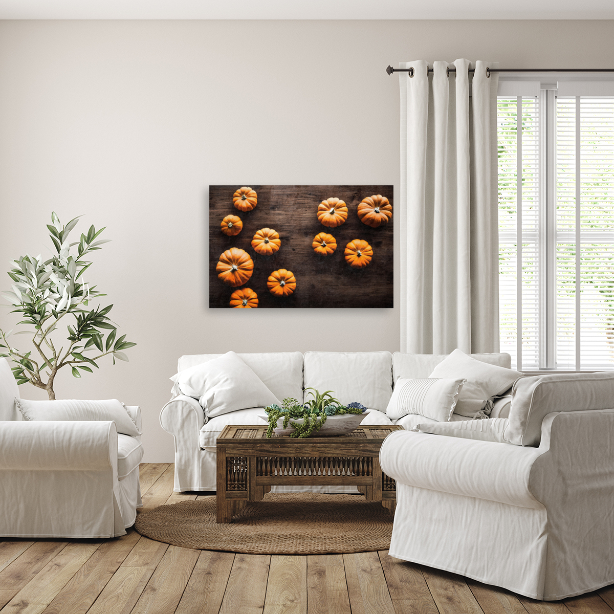 Orange pumpkins  Reproduction