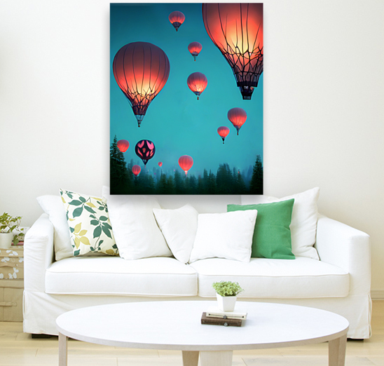 Red balloons Reproduction