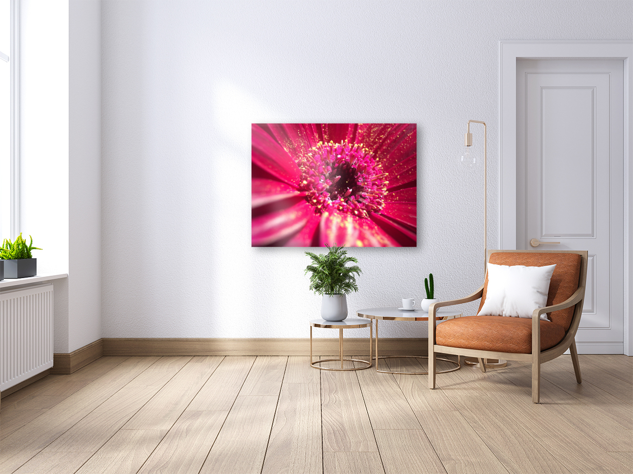 Pink Gerbera Reproduction