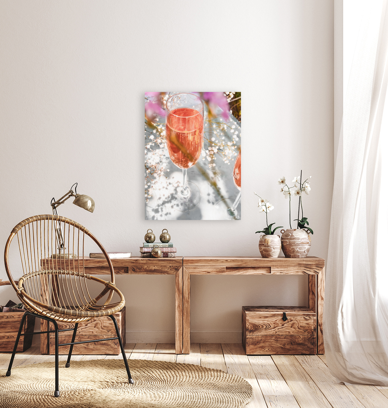 Peach bubbles II Reproduction