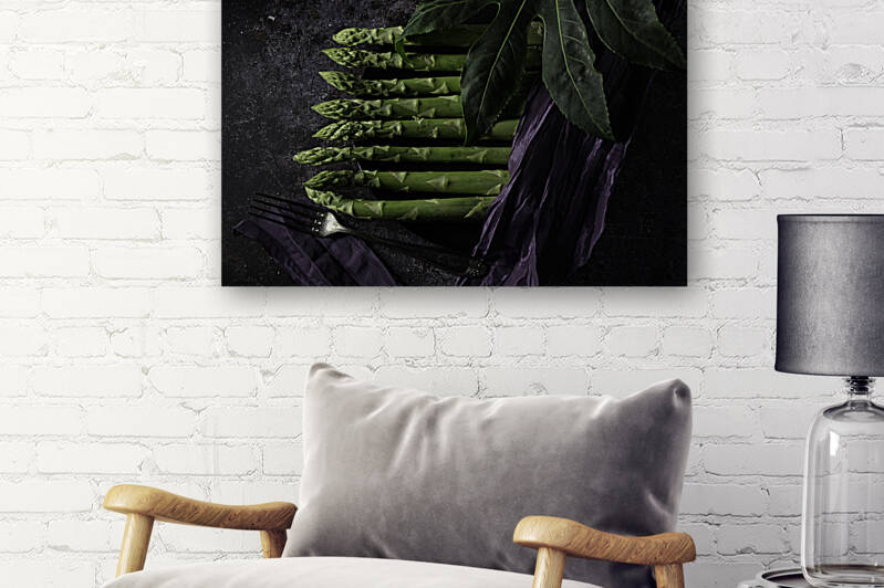 Still life of asparagus I  by Thevectoryfloor
