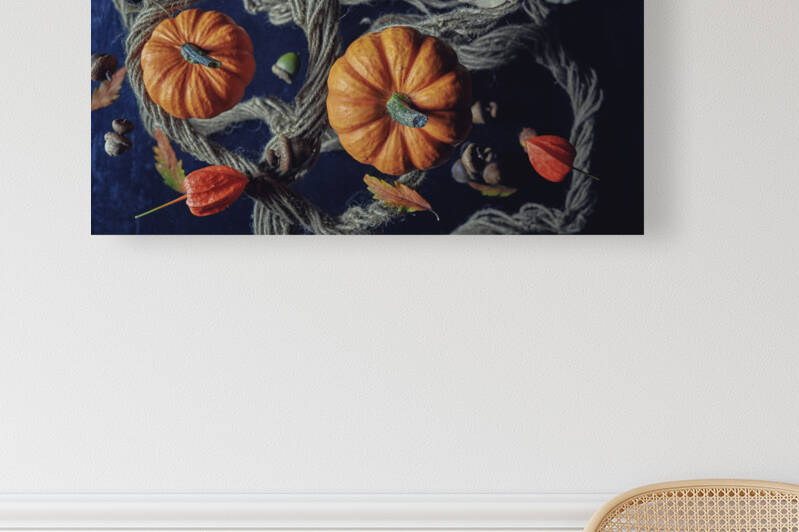 Floating pumpkins  by Thevectoryfloor