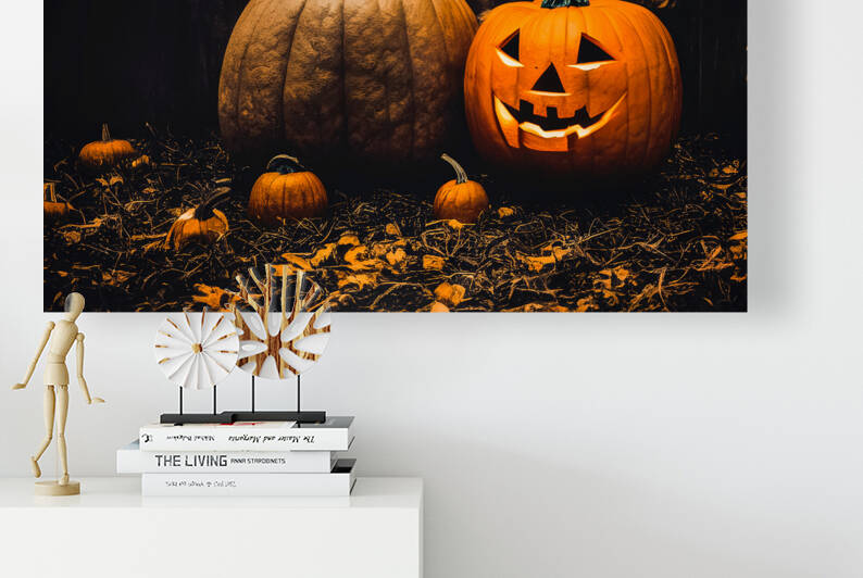 Creepy pumpkin I by Thevectoryfloor