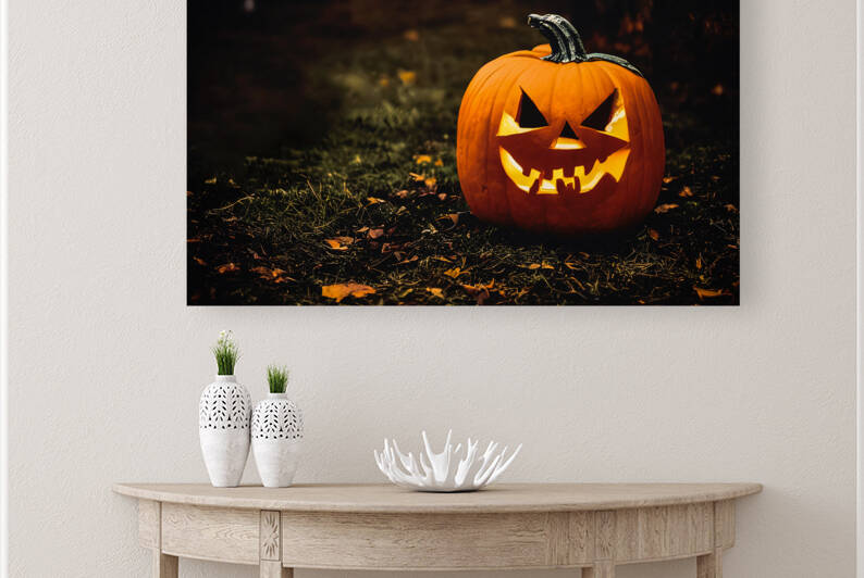 Creepy pumpkin IV by Thevectoryfloor