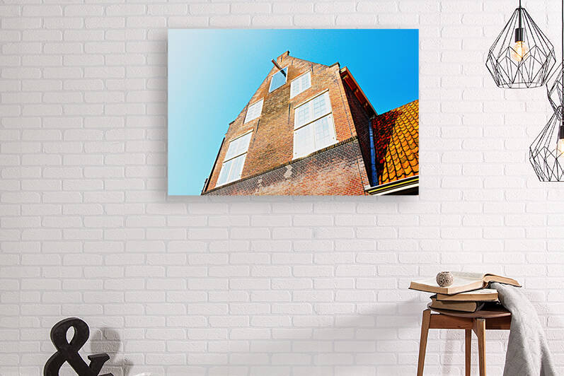 Red brick warehouse by Thevectoryfloor