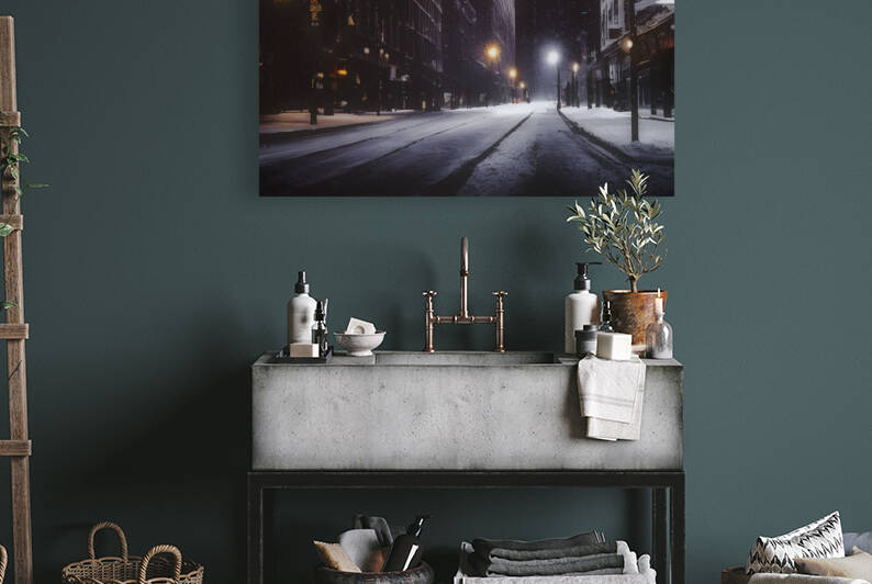 Snow in NY Reproduction