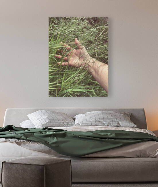 Hand in Grass I by Thevectoryfloor