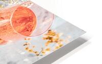 Peach bubbles I HD Metal print