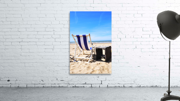 Striped deck chair Wall Preview
