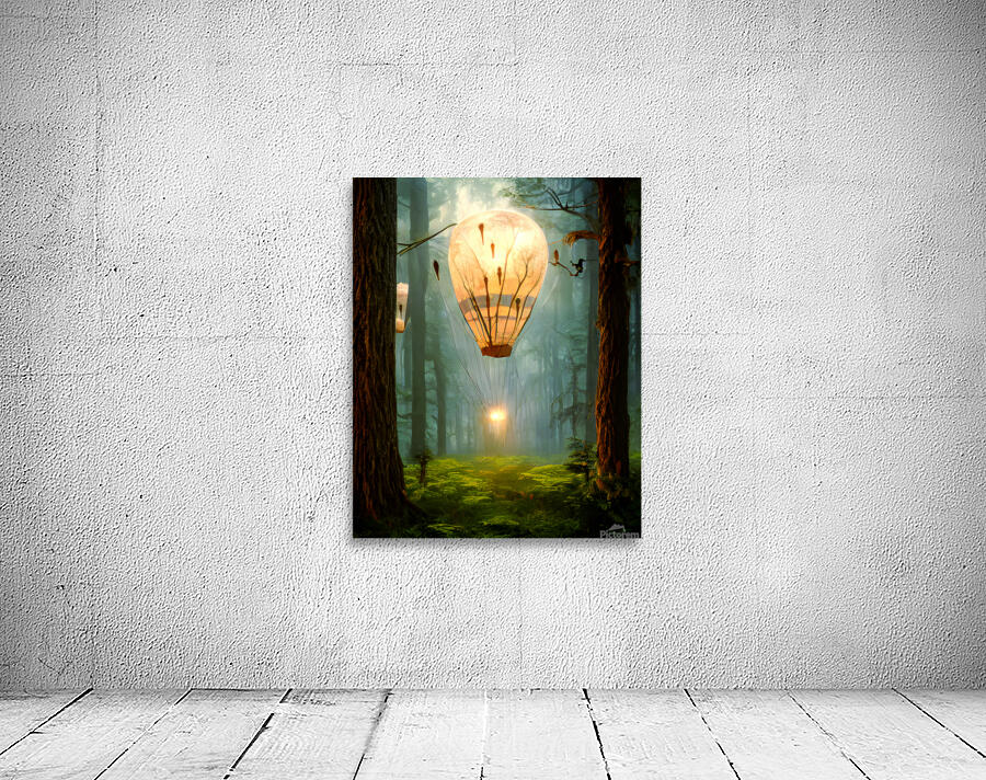 Steampunk balloon Wall Preview