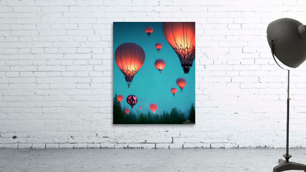 Red balloons Wall Preview