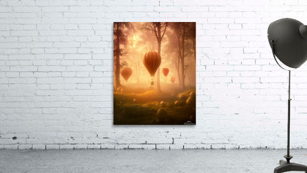 Orange forest Wall Preview