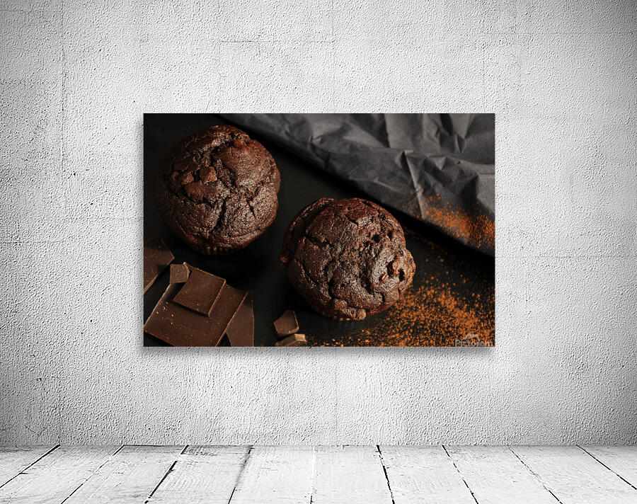 Dark Chocolate Muffins Wall Preview