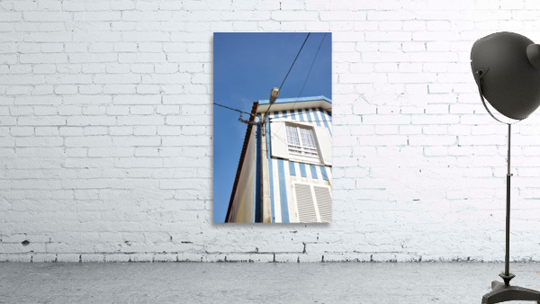 Striped house Wall Preview