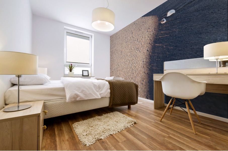 Warm and cold sand Mural print