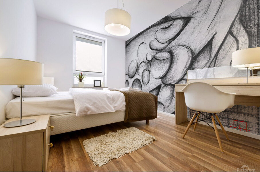 Pepper Pencil  Mural print