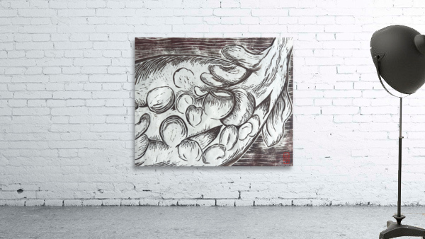 Pepper Linoleum Print Wall Preview