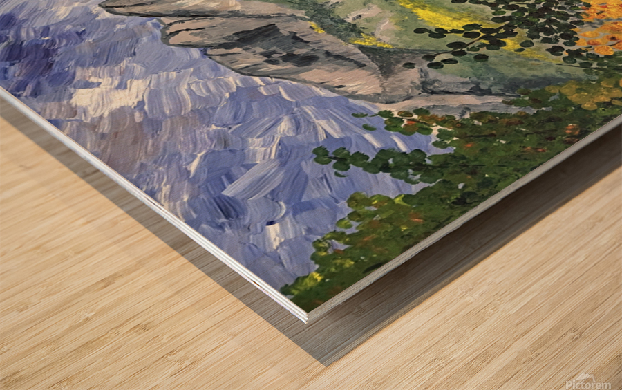 Telluride copy Wood print