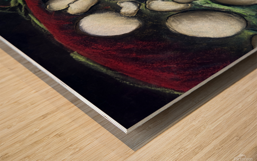 Pepper Pastel  Wood print