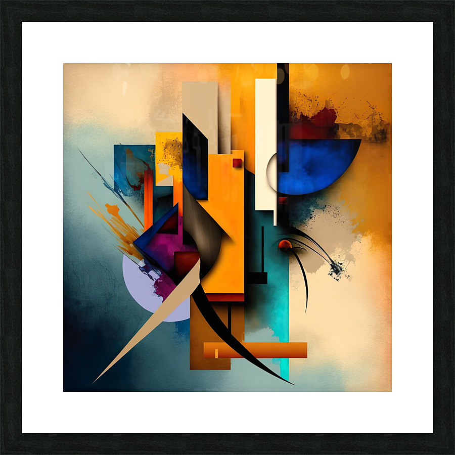 Calm Geometry Picture Frame Printing