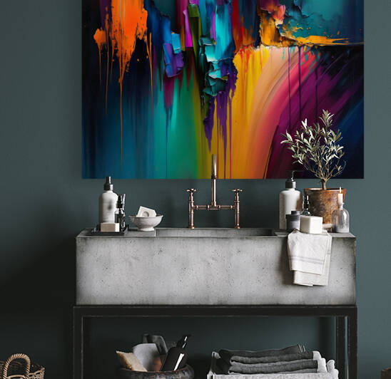 Rainbow of Paint by Arlen Britton