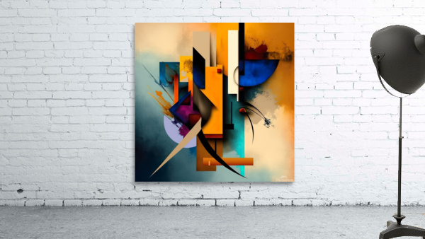 Calm Geometry Wall Preview