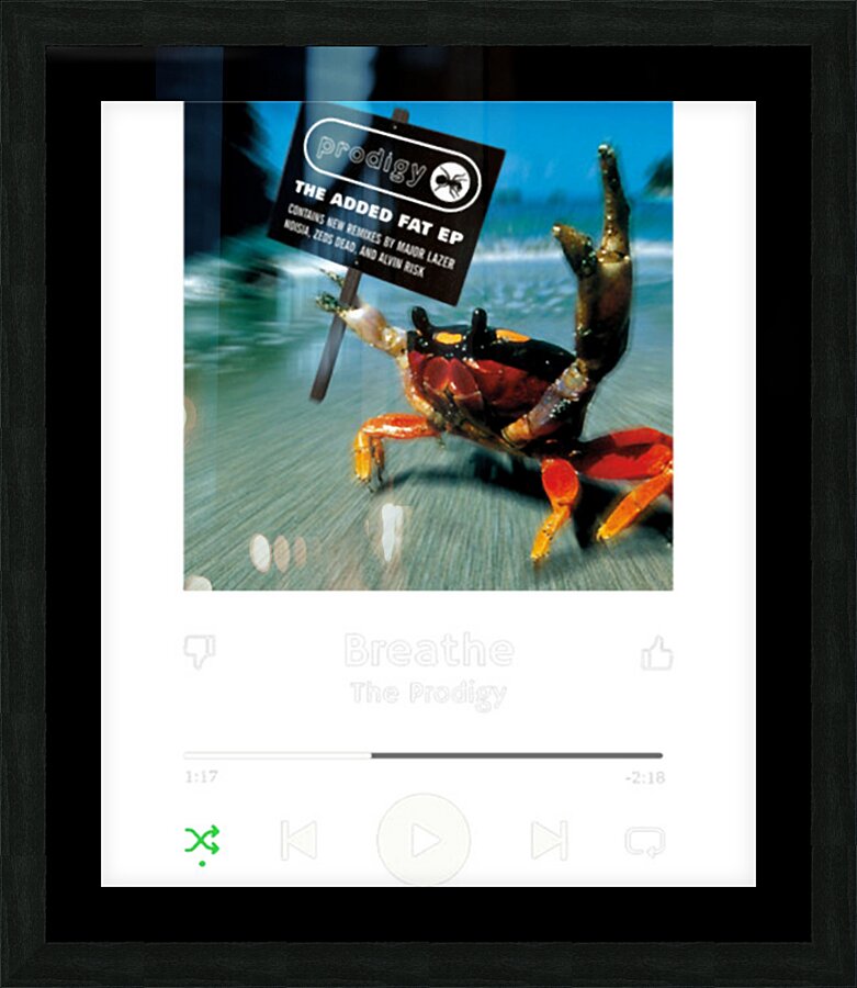 The Prodigy 23 Picture Frame print