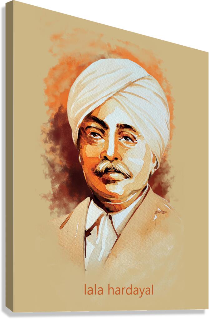 Lala Hardayal Canvas Print