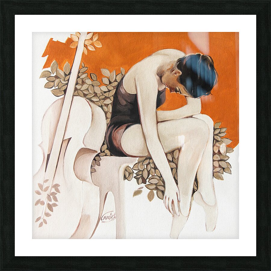 A Violent Prayer Figurative Art Picture Frame Printing