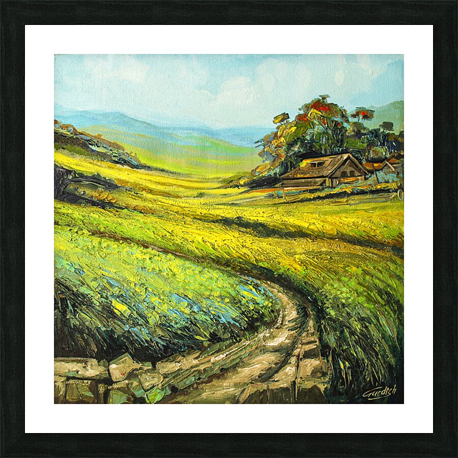 Blooming Grassland Picture Frame Printing
