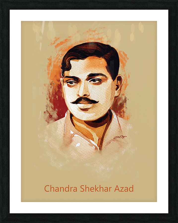 chandra shekar azad Picture Frame Printing