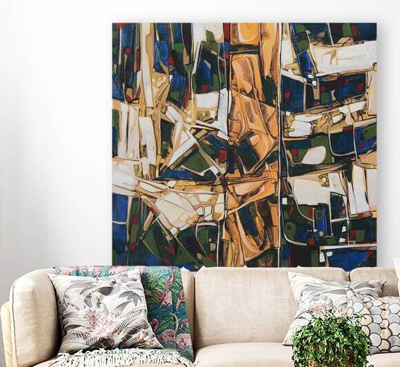 Abstract Landscape Art by Gurdish Pannu India