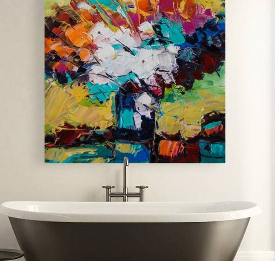 Vibrant Tulip Flowers by Gurdish Pannu India