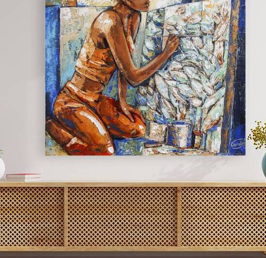 The painting of the day Hostel paintings by Gurdish Pannu India
